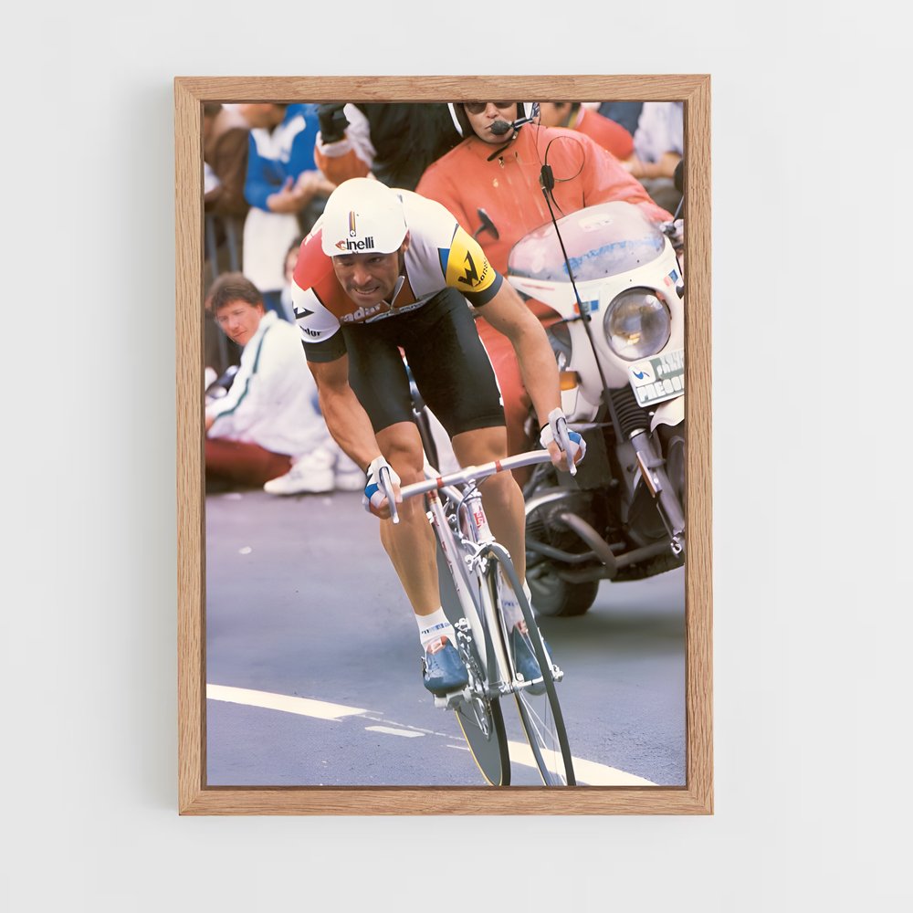 Poster La Piste de Bernard – affiche Cyclisme (vue 4)